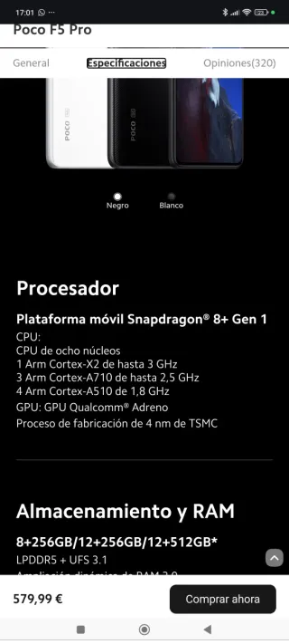 Xiaomi Poco F5 Pro 256GB 12GB RAM Snapdragon 8+