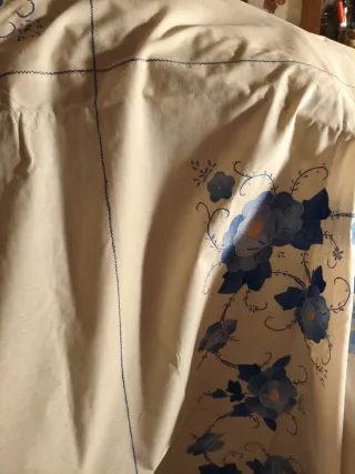 Mantel y servilletas Vintage para 12 comensales ñ