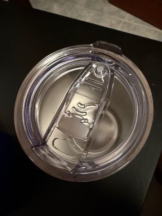 Vaso Termo 310ml Azul y Plateado