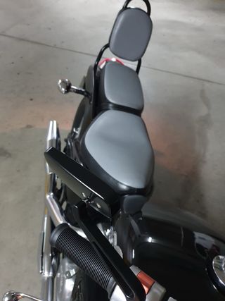 Moto Custom Negra