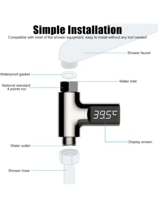 Termómetro Digital para Ducha