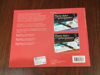 Libros Flauta dulce para principiantes (3 Tomos)