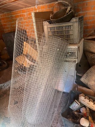 Malla de cuadradillo para pajarera