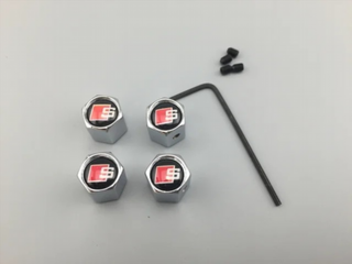TAPONES RUEDA AUDI SLINE VÁLVULAS LLANTAS