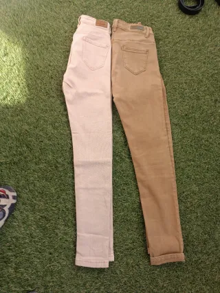 Vaqueros pitillo elásticos Shing Design mujer