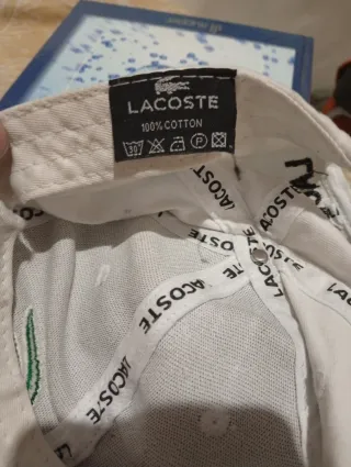 Gorra Lacoste Blanca