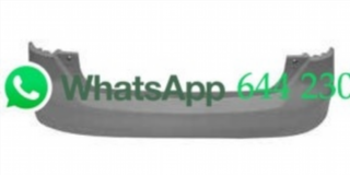 PARAGOLPES TRASERO P/P FORD FOCUS 2011.01- 107.10