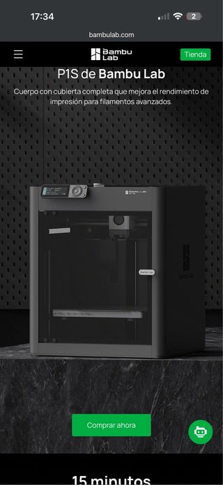 Stampante 3D Bambu Lab P1S Combo Nuova