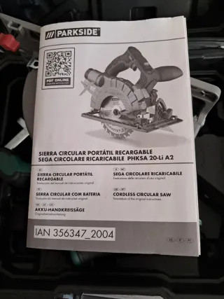 Sierra Circular Parkside a Batería Nueva