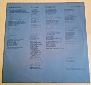 Patrick Juvet Rêves Immoraux LP 12" 33 RPM 1982