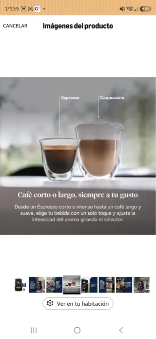 Cafetera DeLonghi ECAM11.112.B Negra