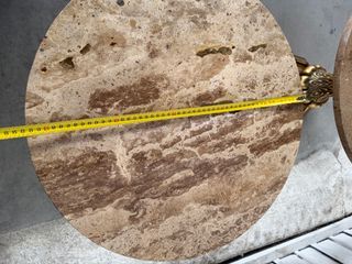 pareja mesita marmol