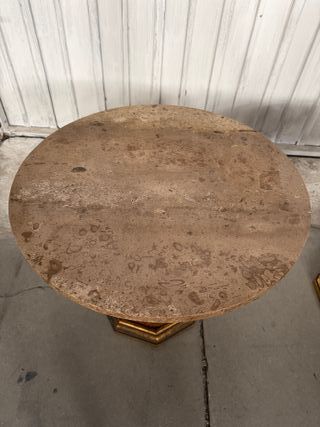 pareja mesita marmol