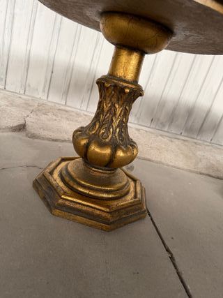 pareja mesita marmol