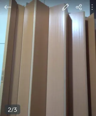 Puerta extensible 100x200cm imitación madera