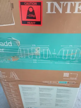 Piscina Desmontable Rectangular Intex 400x200x100