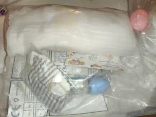 Muñeco reborn silicona prematuro pareja de gemelos