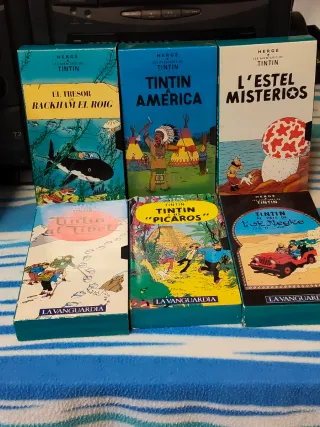 21 VHS Las Aventuras de Tintín (Catalán)