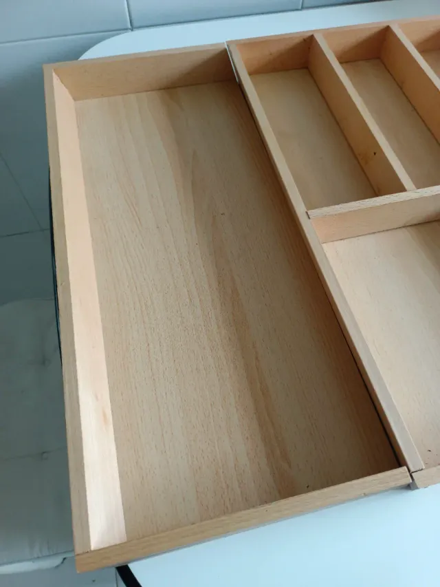 Organizador Cajón Madera Rationell Ikea