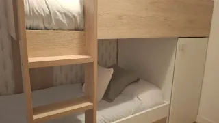 Litera modular DUO - Natural / Blanco