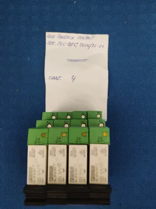 4 Relés Dobles Phoenix Contact PLC-BSC