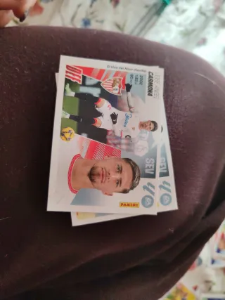 Carta Álvaro Fernández SEV 4A Panini