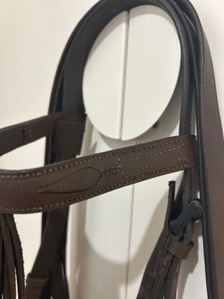 Cabezada vaquera hecha a mano sin estrenar