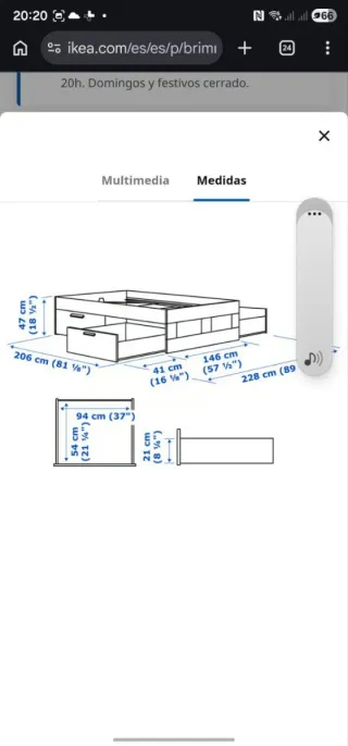 Canapé Blanco 140x200