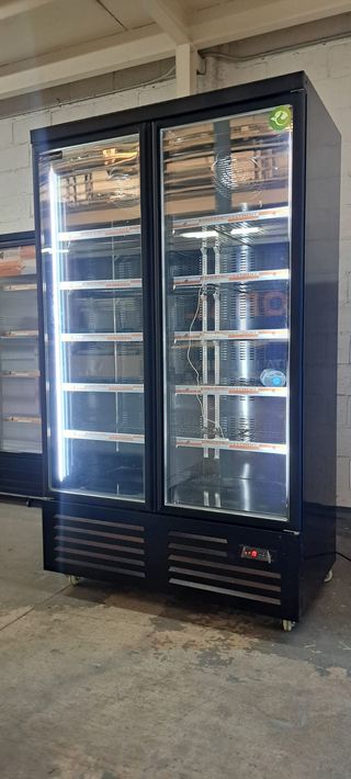 Congelador expositor vertical 2 puertas