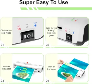 Plastificadora A3/A4/A5/A6 Buyounger  guillotina