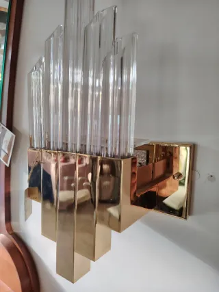 Aplique Baño Oro 24K y Cristal