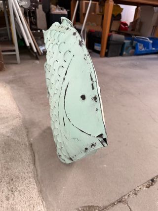 Pez decorativo de metal para colgar63x9x46