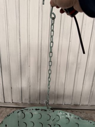 Pez decorativo de metal para colgar63x9x46