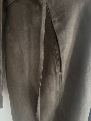 Vestido Massimo Dutti verde oliva Talla XS
