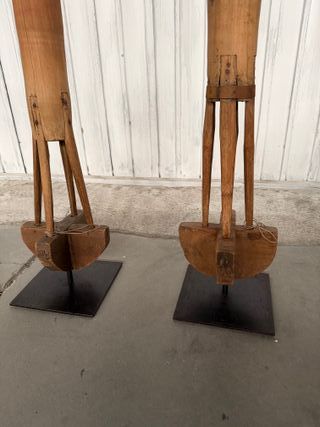 Pareja Talla Madera antigua