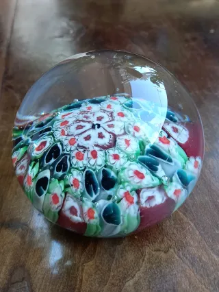 Fermacarte Murano Millefiori Vintage