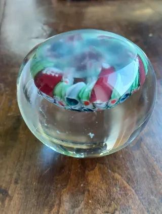 Fermacarte Murano Millefiori Vintage