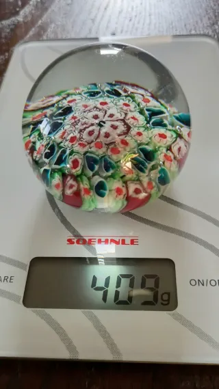 Fermacarte Murano Millefiori Vintage