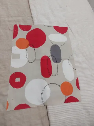 Lote 6 Retales de tela con estampado