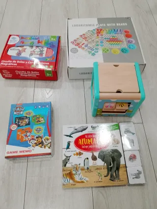 Lote juegos de mesa infantiles +3 años