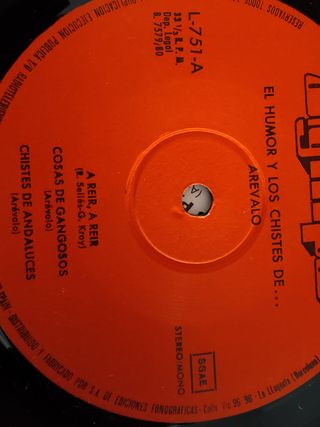 Vinilo El humor y los chistes de Arévalo Vol. 3
