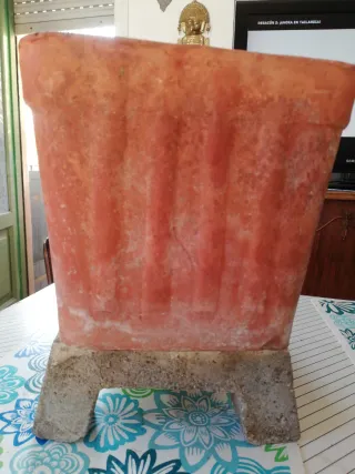 Maceta jardinera vintage terracota 41X19X17