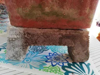 Maceta jardinera vintage terracota 41X19X17