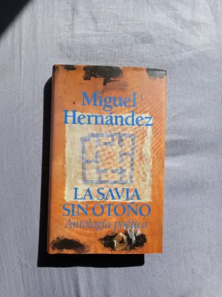 Libro "La savia sin otoño: Antología poética"