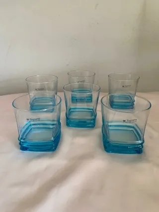 6 Bicchieri Tognana Aloha Blu