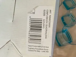 6 Bicchieri Tognana Aloha Blu