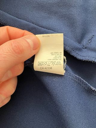 Chaqueta deportiva Ra-Re azul y dorada