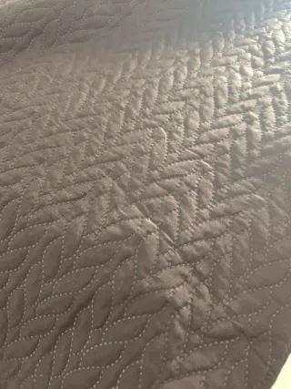 Colcha Cama 90cm Reversible Beige/Marrón