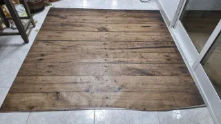 2 Fondos  Vinilo Suelo Madera Fotografía