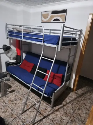 Sofá Cama Litera Metálica